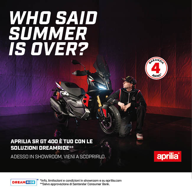 Promo Aprilia SRGT 400 Super BackTo dem2