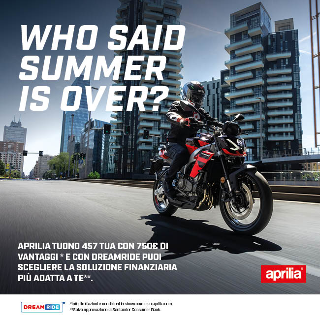 Promo Aprilia Tuono 457 BackTo dem2