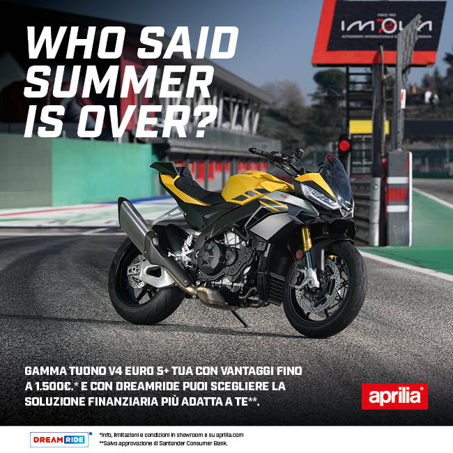 Promo Aprilia Tuono V4 BackTo dem2