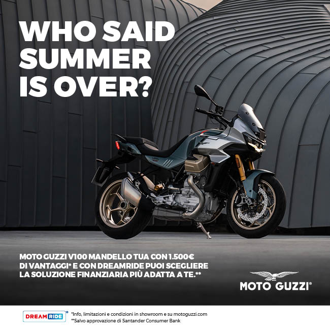 Promo Moto Guzzi V100 BackTo dem2
