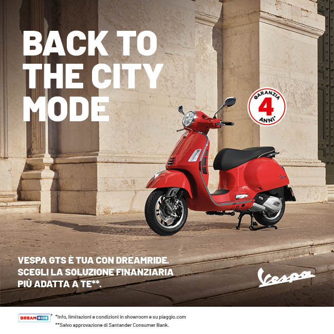 Promo Vespa GTS BackTo dem2